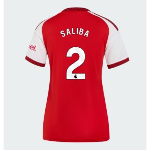 Arsenal William Saliba #2 Hjemmebanetrøje Dame 2026-27 Kortærmet